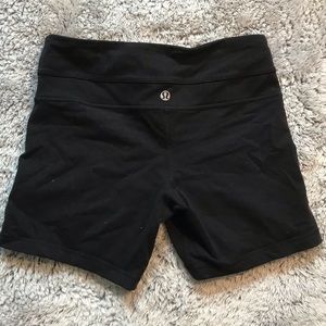 Black Lululemon shorts